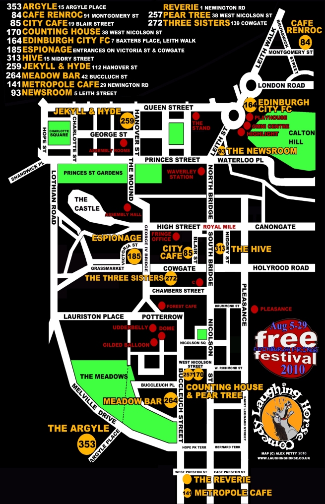 Free Venues Map 2009