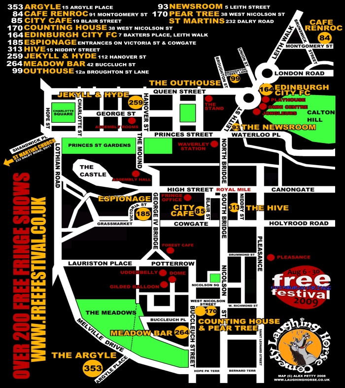 Free Venues Map 2007